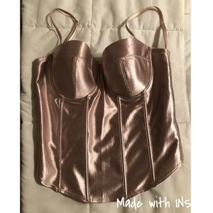 🥂Fine Lines satin bustier